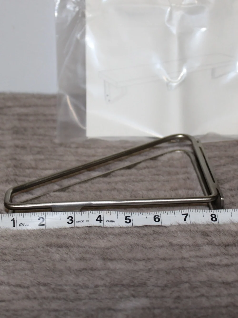 Williams Sonoma Chrome Shelf Bracket. Set of 2.